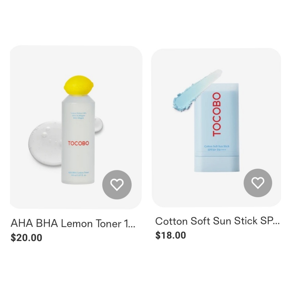 Kbeauty/ TOCOBO Bundle !! Korean skin Care